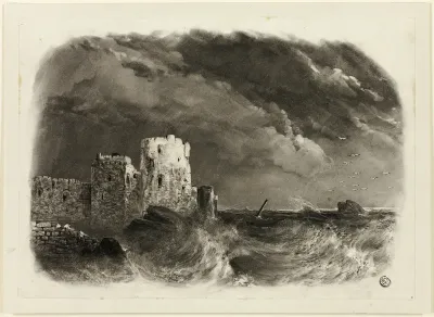 Ruined Castle by the Sea