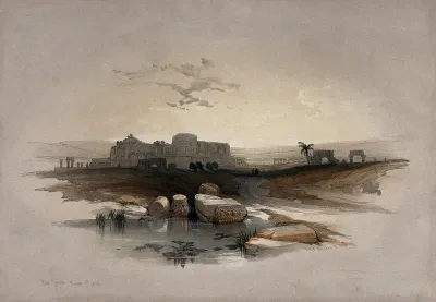 Ruined city of Beit Jibrin, or Eleutheropolis