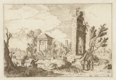 Ruïnelandschap in Italië