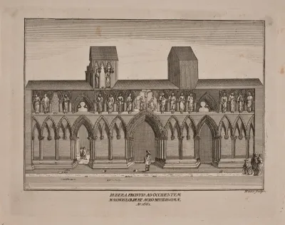 Ruinerne af Trondhjems domkirkes forside 1661