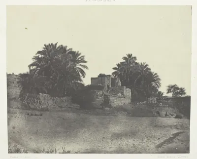 Ruines d'Une Fortification Romaine, Philoe; Nubie, plate 71 from the album "Egypte, Nubie, Palestine et Syrie" (1852)