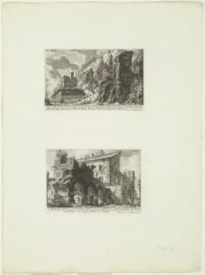 Ruïnes en de Aqua Claudia te Rome