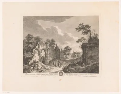 Ruïnes van de Abbaye de Saint-Maur