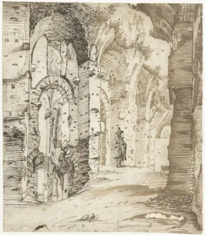 Ruïnes van de fundamenten van het Paleis van Septimius Severus, Rome