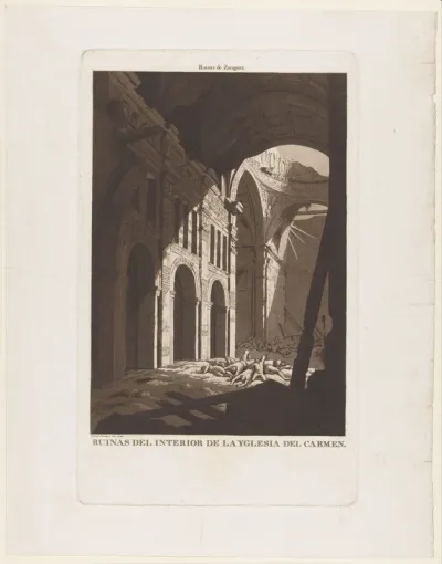 Ruïnes van de Iglesia del Carmen te Zaragoza