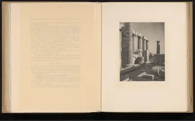 Ruïnes van de tempel van Apollo in Phigalia