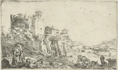Ruïnes van de tempel van Venus en Roma