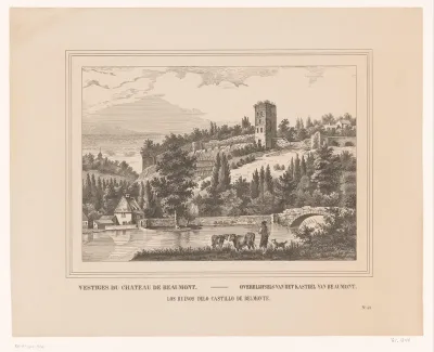 Ruïnes van het Kasteel van Beaumont