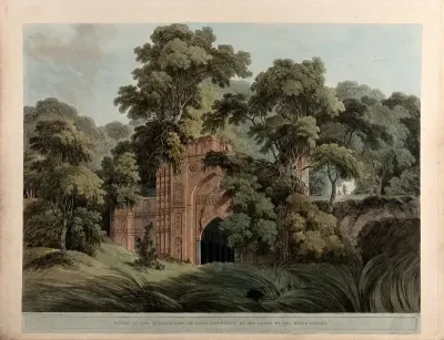 Ruins in the city of Gaur, West Bengal