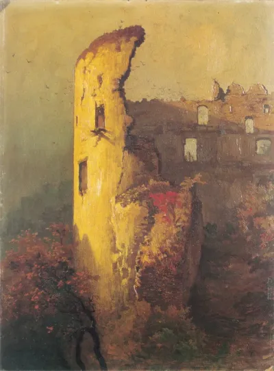 Ruins of Castle Tower in Ojców