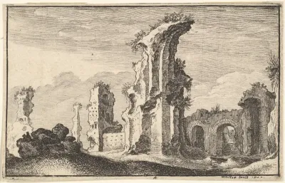 Ruins of St Croix de Jerusalem, from "Roman Ruins"