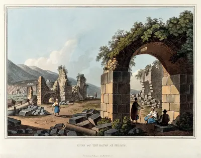 Ruins of the baths at Ephesus