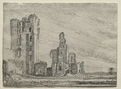 Ruins of the Castle Huys Te Kleef near Haarlem