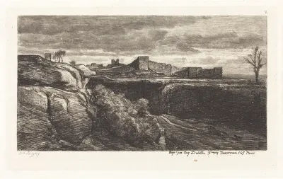 Ruins of the Chateau of Cremieux (Les Ruines du chateau de Cremieux)