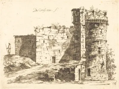 Ruins of the Château Saint-Chamond, Loire