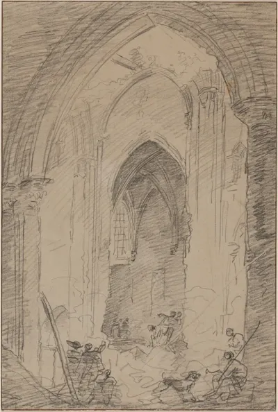 Ruins of the Church of the Saints-Innocents, Paris