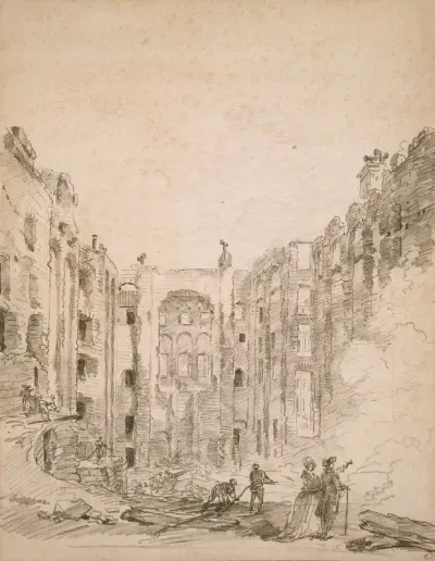 Ruins of the Opera After the Fire of 1781