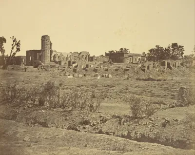 Ruins of the Residency on the Opposite Side of the Bailee Guard Gate
