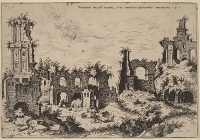 Ruins on the Palatine with the Septizonium