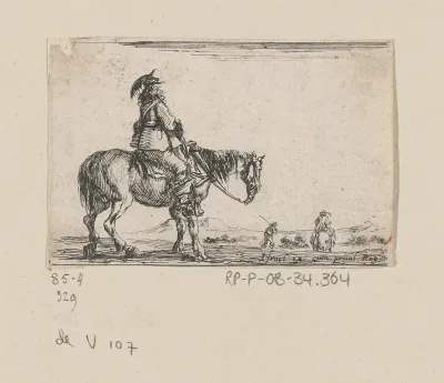 Ruiter te paard
