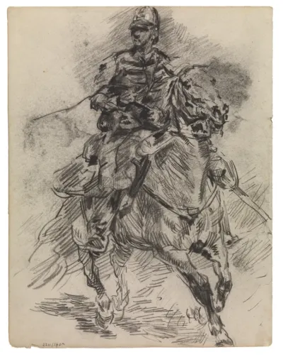 Ruiter van de lichte artillerie