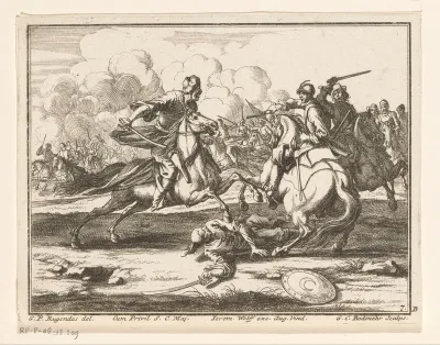 Ruitergevecht tegen Ottomanen