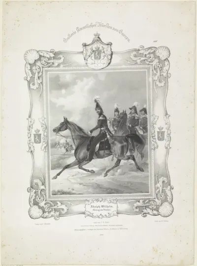 Ruiterportret van Adolf van Nassau