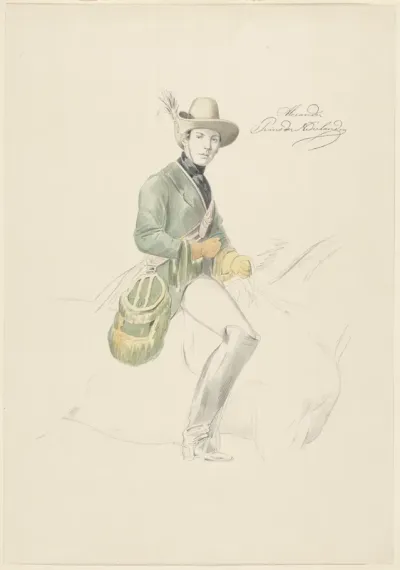 Ruiterportret van Alexander I, prins der Nederlanden