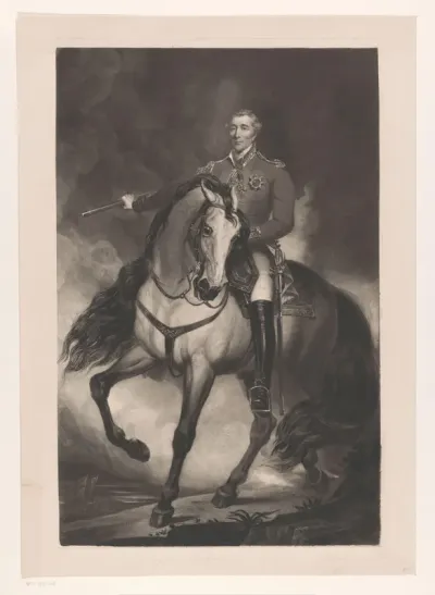 Ruiterportret van Arthur Wellesley, hertog van Wellington