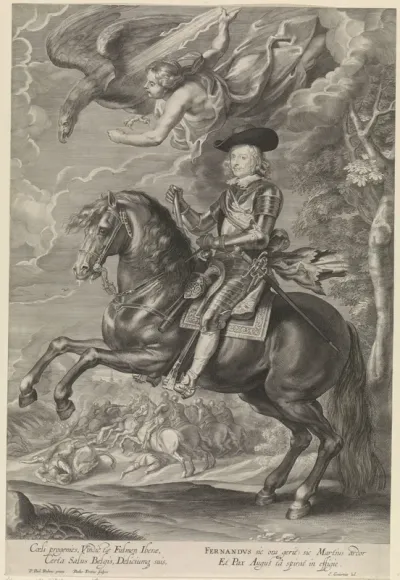 Ruiterportret van de kardinaal-infant Ferdinand van Oostenrijk