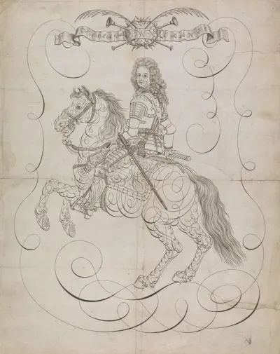 Ruiterportret van een prins van Oranje