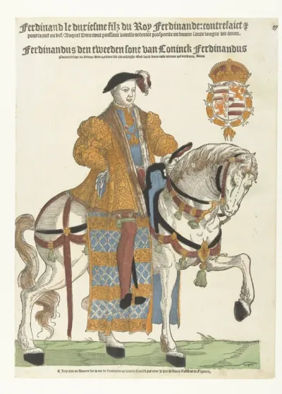 Ruiterportret van Ferdinand II van Tirol