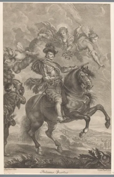 Ruiterportret van Filips IV van Spanje