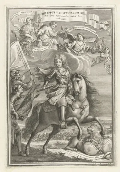 Ruiterportret van Filips V van Spanje