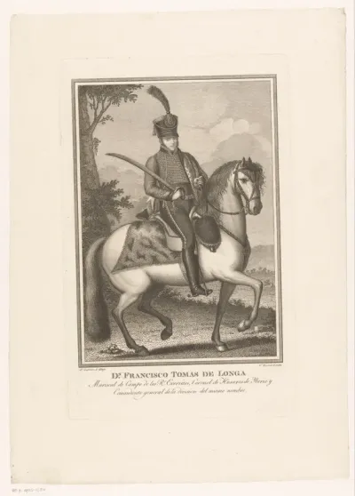 Ruiterportret van Francisco de Longa