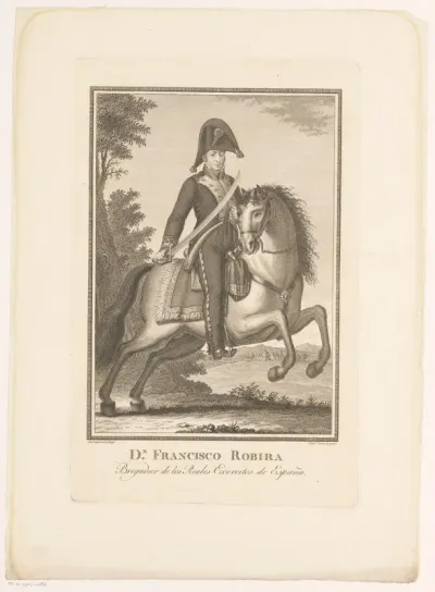 Ruiterportret van Francisco Robira