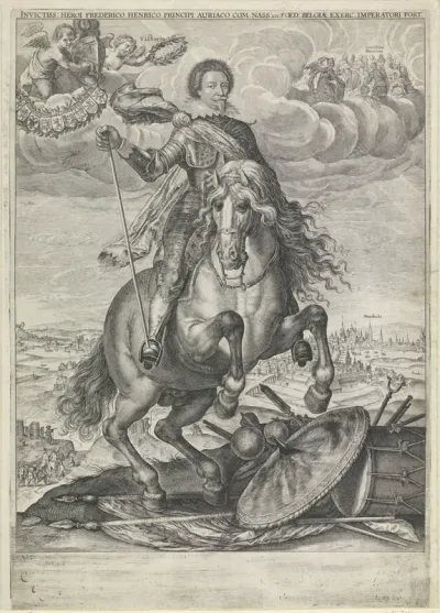 Ruiterportret van Frederik Hendrik, prins van Oranje