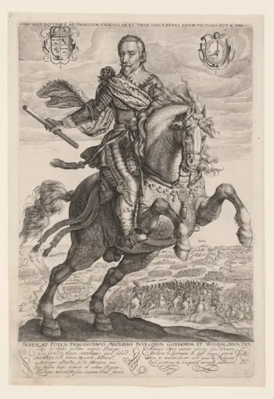 Ruiterportret van Gustaaf II Adolf