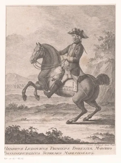 Ruiterportret van Hendrik van Pruisen