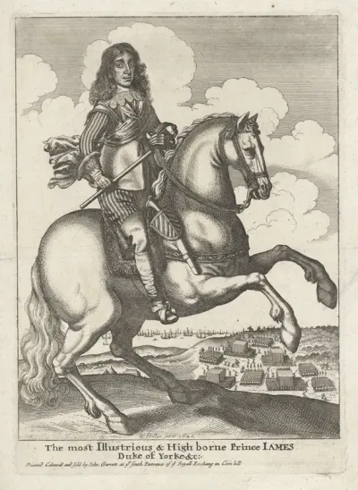 Ruiterportret van Jacobus II, koning van Engeland en Schotland