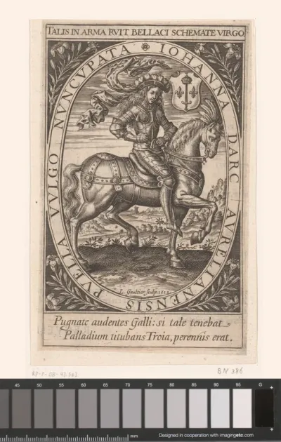 Ruiterportret van Jeanne d'Arc
