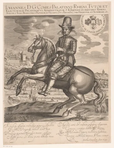 Ruiterportret van Johan Casimir, paltsgraaf aan de Rijn