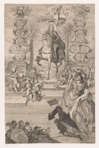 Ruiterportret van Karel VI