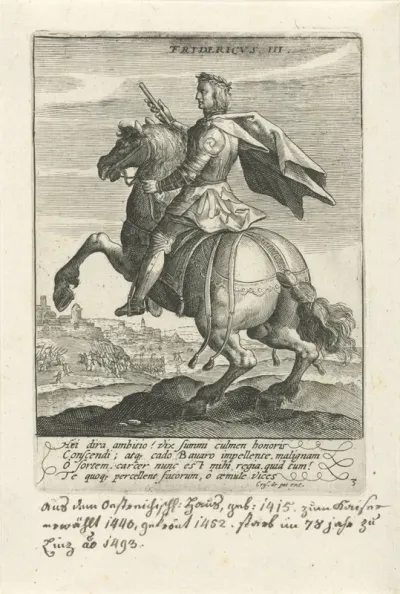 Ruiterportret van keizer Frederik III