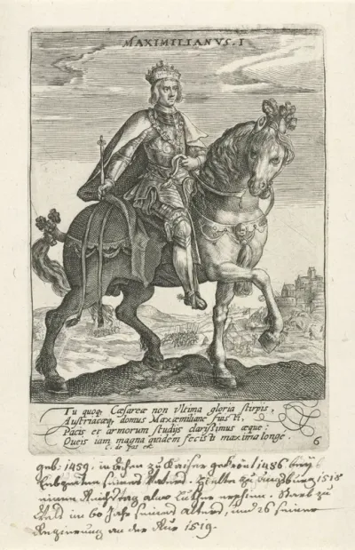 Ruiterportret van keizer Maximiliaan I