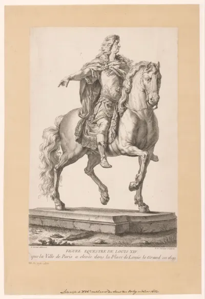 Ruiterportret van Lodewijk XIV