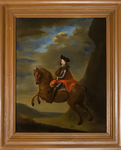 Ruiterportret van Marten Albert van Isendoorn à Blois