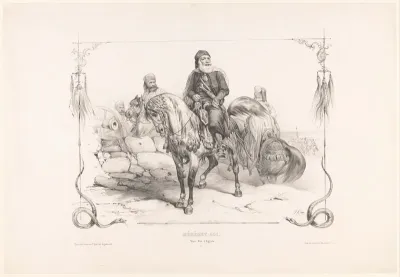 Ruiterportret van Mohammed Ali