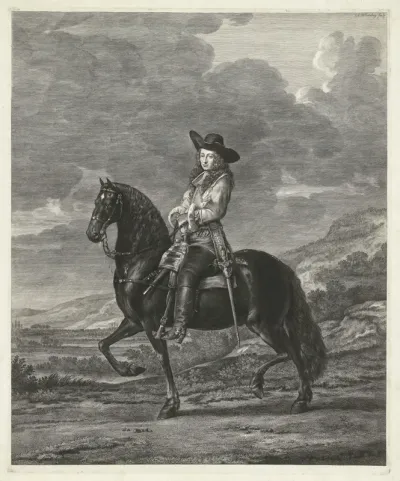 Ruiterportret van Pieter Schout drost van Hagestein