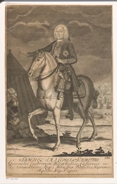 Ruiterportret van Samuel, Reichsgraf von Schmettau